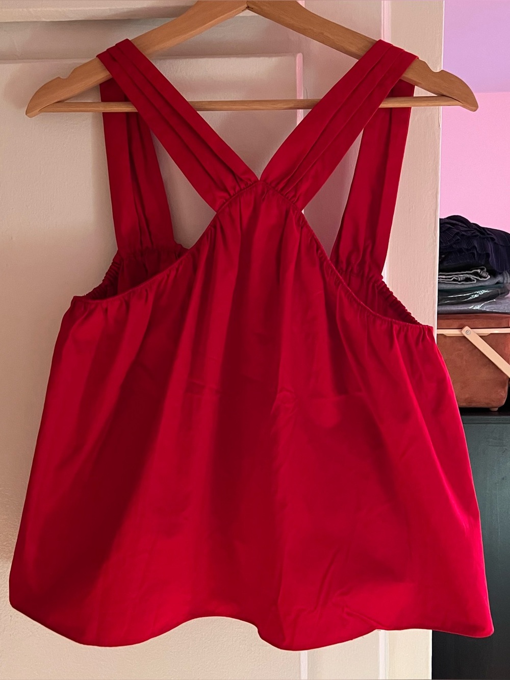 NWOT zara trf collection red tank top